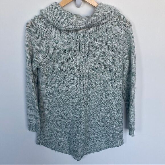 Anthropologie Guinevere Cable Knit Turtkeneck Sweater - Picture 5 of 7